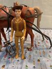 Vintage Marx Johnny West Buckboard W thunderbolt Horse  Jamie And Accessories
