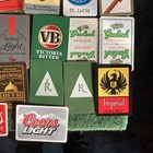 Single Swap Playing Cards Lot Of 42 Different Card Backs All Beer Related Ar1p27