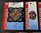 Lot Of 8 Vintage Iron On Patches  Various Voyager Patches In Different Sizes New