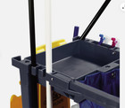 Carlisle Foodservice Products Janitorial Cart Long Platform Cart -gently Used