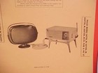1959 Philco Predicta Tandem Tv Television Service Manual G4710l G4720l Ug4710l