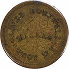 Nd Civil War Token Store Card Ny Oliver Boutwell Ny-890-b Ef Uncertified  209