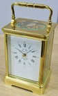 Stunning Vintage French L epee 8 Day Striking Brass Classic Carriage Clock