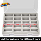 Adam  Hot Wheels Storage Case For 20 Toy Cars Carrying Box  Portable 20-car