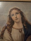 Our Lady The Virgin Mary Vintage Catholic Framed  8 X 11 Picture art Print