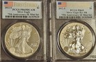 Silver Eagle 2012 S Proof reverse Proof Set Of 2 Coins 75th Anniversary Set 