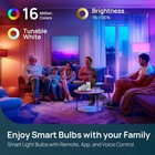 Smart Led Bulbs A19 E26 9w 16m Colors 1800k   6500k Dimmable Wifi Voice App