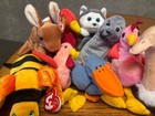Huge Lot Of 16 Vintage Beanie Babies All With Ty Tags W  Rare 1st Edition Items