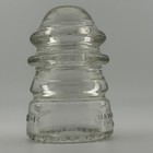 Vintage Hemingray-12 Made In Usa Clear Glass Insulator 21-41