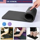 Yoga Mat With Carrying Strap Extra Thick High Density Exercise Gym Pad Non Slip