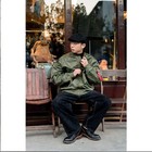 Men Ma1 Bomber Jacket Openair Military Aviator Coat Flight Pilot Baseball Jacket