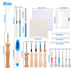 36pcs Punch Needle Embroidery Set Poking Pen Cloth Cross Stitch Tool Starter Kit