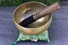 5 5  Hand Hammered Tibetan Meditation-singing Bowl-free Cushion mallet In Nepal