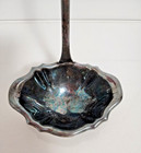 Reed   Barton Epicure Sterling Silver Double Sprout Long Handle Soup Punch Ladle