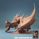Elder Magma Dragon Miniature D d Dnd Pathfinder Rpg