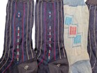 Vtg 30s 40s Ww2 Mens Rayon Cotton Nylon Socks Rare Sz 11 5-12 Pattern Lot Of 8