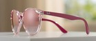 Ray-ban Rj9064s Girls Sunglasses     Transparent Pink   Red Mirror Gradient     44mm