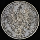 1866 Prussia 1 Taler     Au Almost Unc Details     Silver Thaler Wilhelm Koenig 38a
