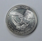 1985 Engelhard Prospector 1 Troy Oz  999  Fine Silver Round