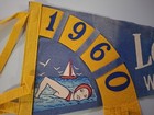 Vintage Travel Souvenir Pennant s 1940 s-50 s 60 s  Long Beach Washington 1960