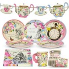 Alice In Wonderland Party Decorations For Mother s Day   Tableware For 16 