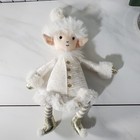 Jellycat Snowflake Elf White Gold Medium Plush