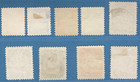 1940 Latvia Selection Of 9 Stamps Used 1581