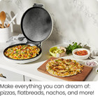 Everything Maker   Pizza Oven     1440w Countertop Electric Pizza Maker With 12    N