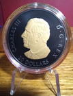 2025 Canada  20  Gilded Elegant Maple Leaf  1 Ozt Asw  9999 Silver  Mint  5 500