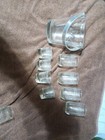 Rare Vintage Glass Cocktail  Bar Set