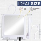Fogless Shower Mirror For Shaving With Razor Holder And Hook For Hanging  Sha   