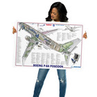 Boeing P-8a Poseidon Cutaway Poster 24x36 In