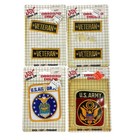 Veteran Patches Vintage Iron-on Patch Us Military Air Force Army Nos Lot 4 New