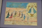 Vintage Ex Voto Retablo Painting On Tin Original Art 1950 s 1953 Virgin Mary