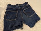 Levis Big E Cutoffs 1960 s Dark Blue Denim With No Holes  4 Top Single Stitch