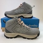 Columbia Women s Transverse Suede Hiking Boots Sz 7 5 Waterproof Gray Shoes