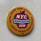 Zohran Mamdani New York City Mayor 2026 Inauguration Buttons Exclusive