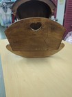 Vintage Rustic Solid Wood Baby Doll Rocking Cradle - Rocker