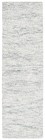 Metro Collection Runner Rug - 2 3  X 8   Dark Grey   Ivory  Handmade Wool  Id   
