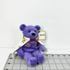 Elvis A Rama Museum Bear Elvis Presley The King 8 Inch Plush Bean Bag Purple