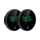 2pcs Aquarium Digital Thermometer Lcd Fish Tank Temperature Gauge Wireless Cc