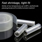 Clear Pvc Heat Shrink Tubing 7mm-500mm Wide Wrap Rc Battery Pack Lipo Nimh Nicd