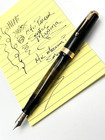 Fine Vintage 1940 Parker Senior Maxima Black Vacumatic Fountain Pen   Pencil Set