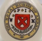 Vtg Carlton W r Miniature Crested Pitcher Royal Burgh Of Annan Stoke On Trent