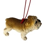 Bulldog Hanging Ornament Dog Pet Christmas Fawn Cute