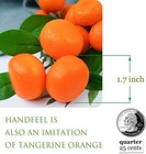 Fake Mini Tangerine Orange Artificial Fruit Simulation Fake Lifelike For Home Pa