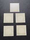 Nicaragua Fan Air Mail Stamp Set Of 5 Stamps Mnh Free Shipping