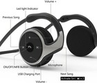 Behind The Head Headphones  Bluetooth 5 0 Neckband Around Head Headphones Lig   