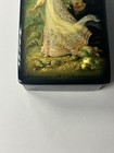 Vintage 1984 Fedoskino Russian Lacquer Box Hand Painted Signed Zhuravleva Ussr