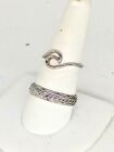 Vintage Signed Sterling Silver Ring Lot Collection Of 5 Various Sizes And Styles